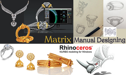 Cad Ripin Photo Matrix Design Online Sessions Combo Manual Jewellery designing + CAD designing (Rhino ...